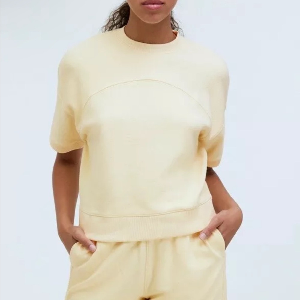Madewell Ribbed Muscle Tee: Botanical Dye Edition MED NQ089